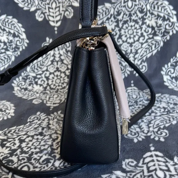 Kate Spade Medium Flap Shoulder Bag Natural Multi Mixed Material - Picture 5 of 16